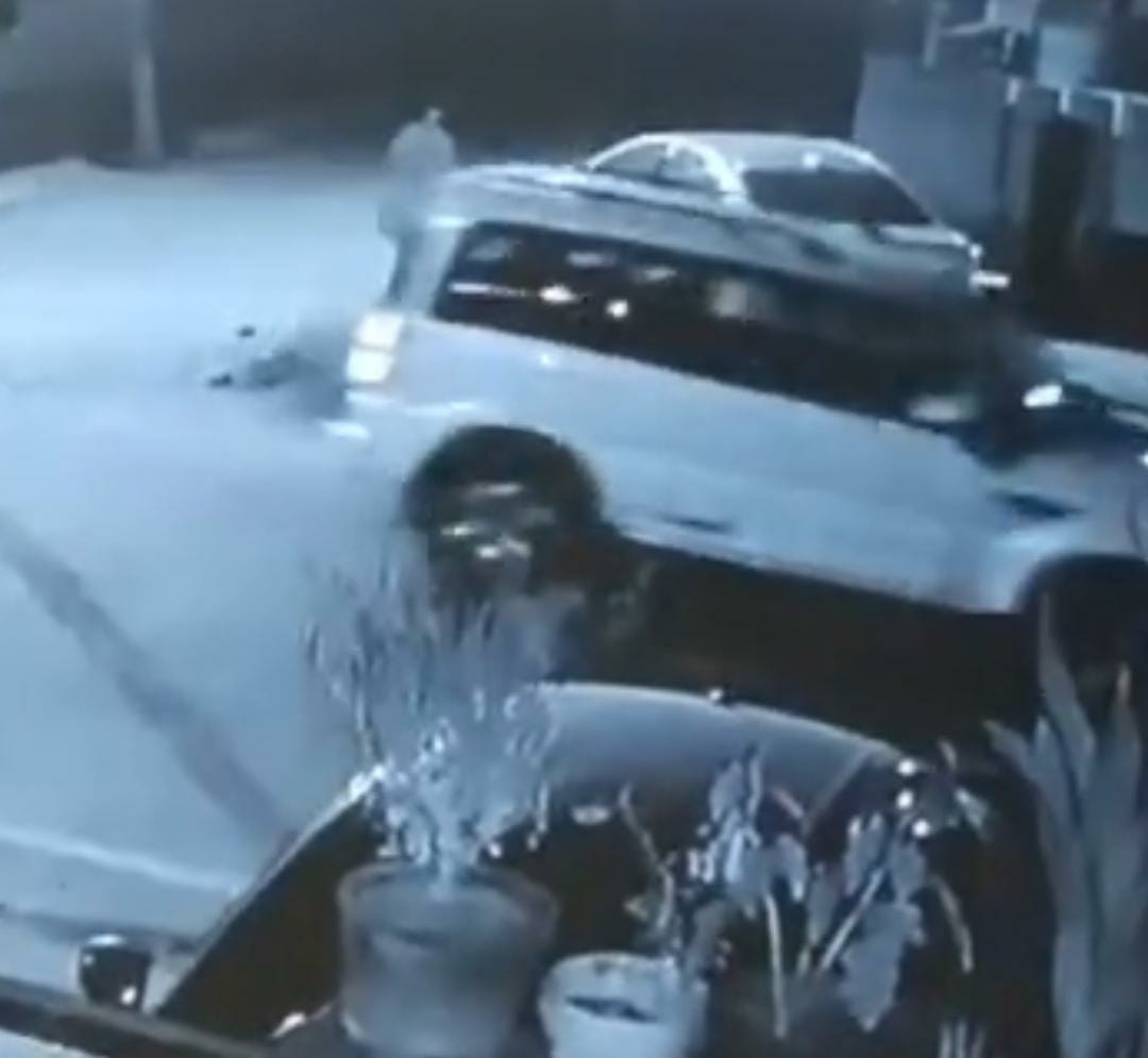 Thieves who came in Creta stole Scorpio, incident captured in CCTV