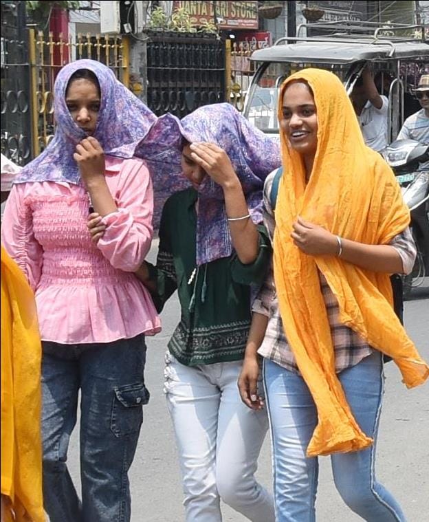 Temperature dropped three degrees, humidity persists