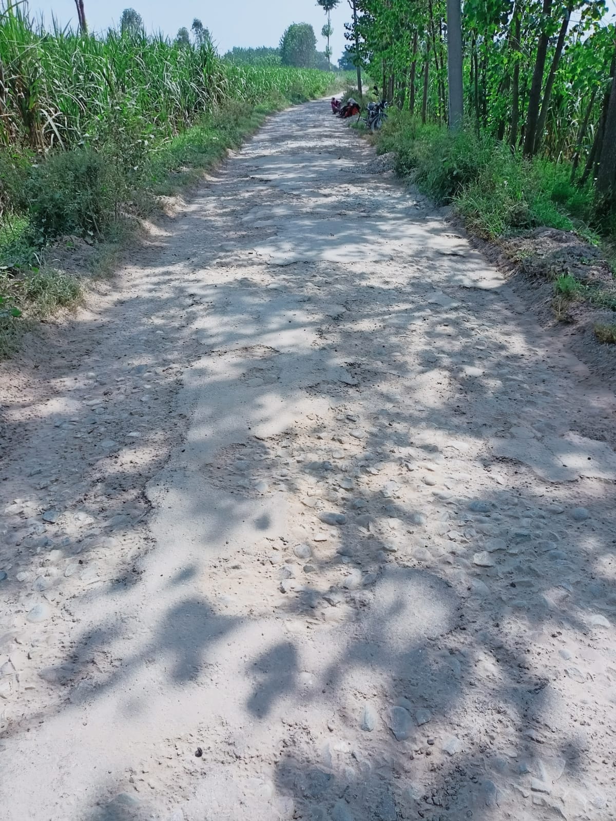 Construction of 100 roads in the district stalled due to non-availability of paving stones.