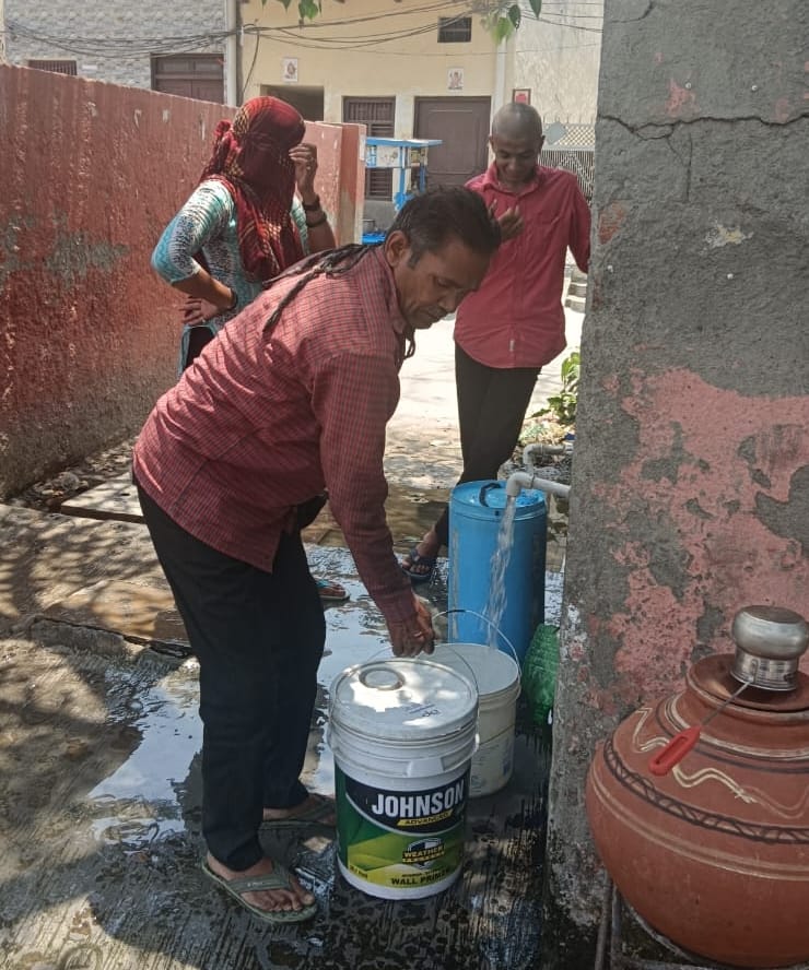 Claim of water supply twice, not even a drop in taps