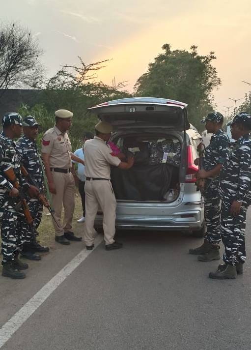 CRPF soldiers checked