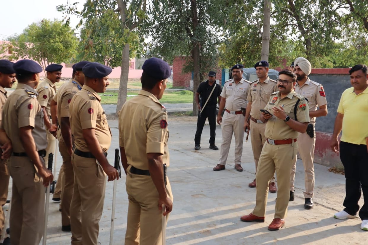 Visited polling booths and took stock of security arrangements