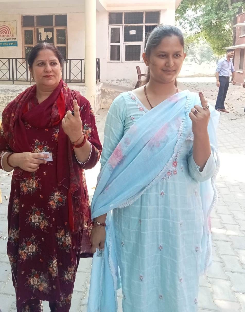 Got cold lassi as a reward for voting