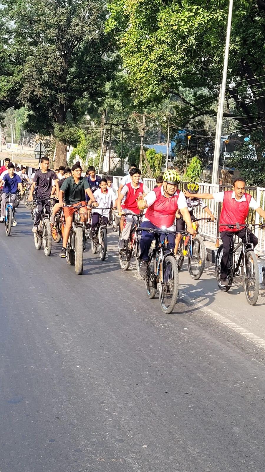 cycle railly organised in ponta sahib