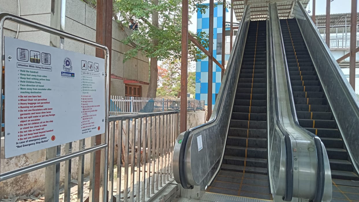 Escalator and lift facility started at railway station