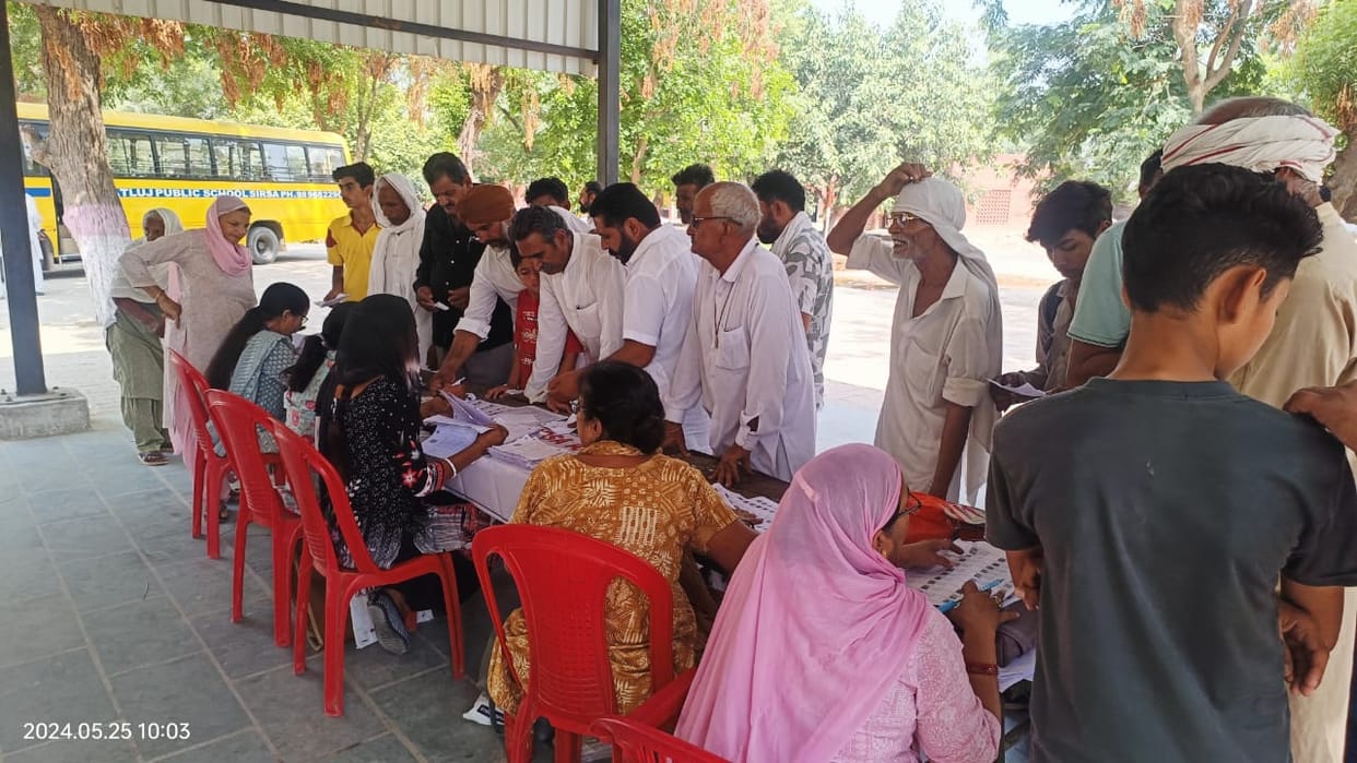 voters came out to vote