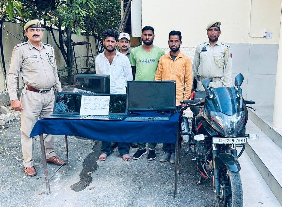 three arrest