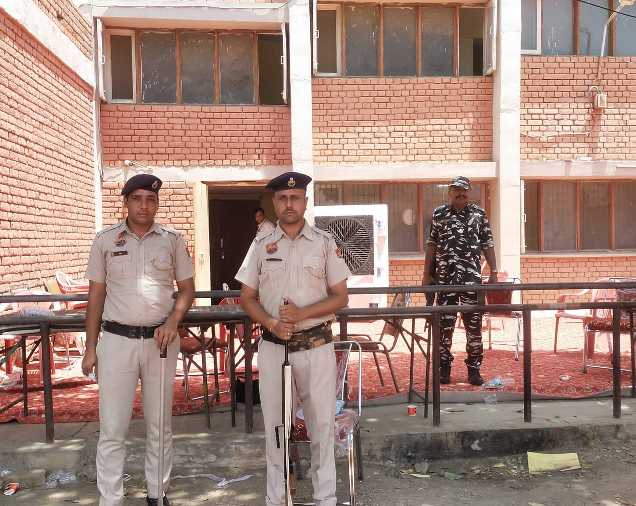 EVMs in strong room amid three layer security