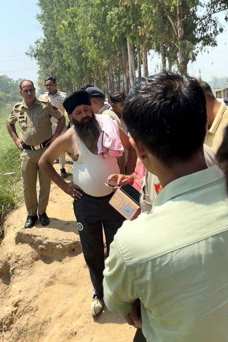 Dead body of an elderly man missing for four days found from Narwana branch canal