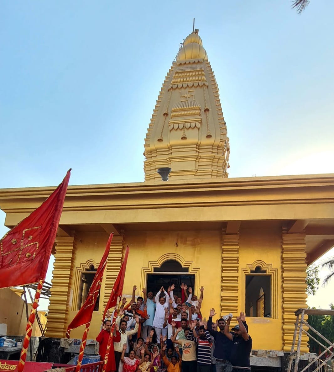 Now Shanidev Maharaj will be seated in the newly constructed Shanidev temple.
