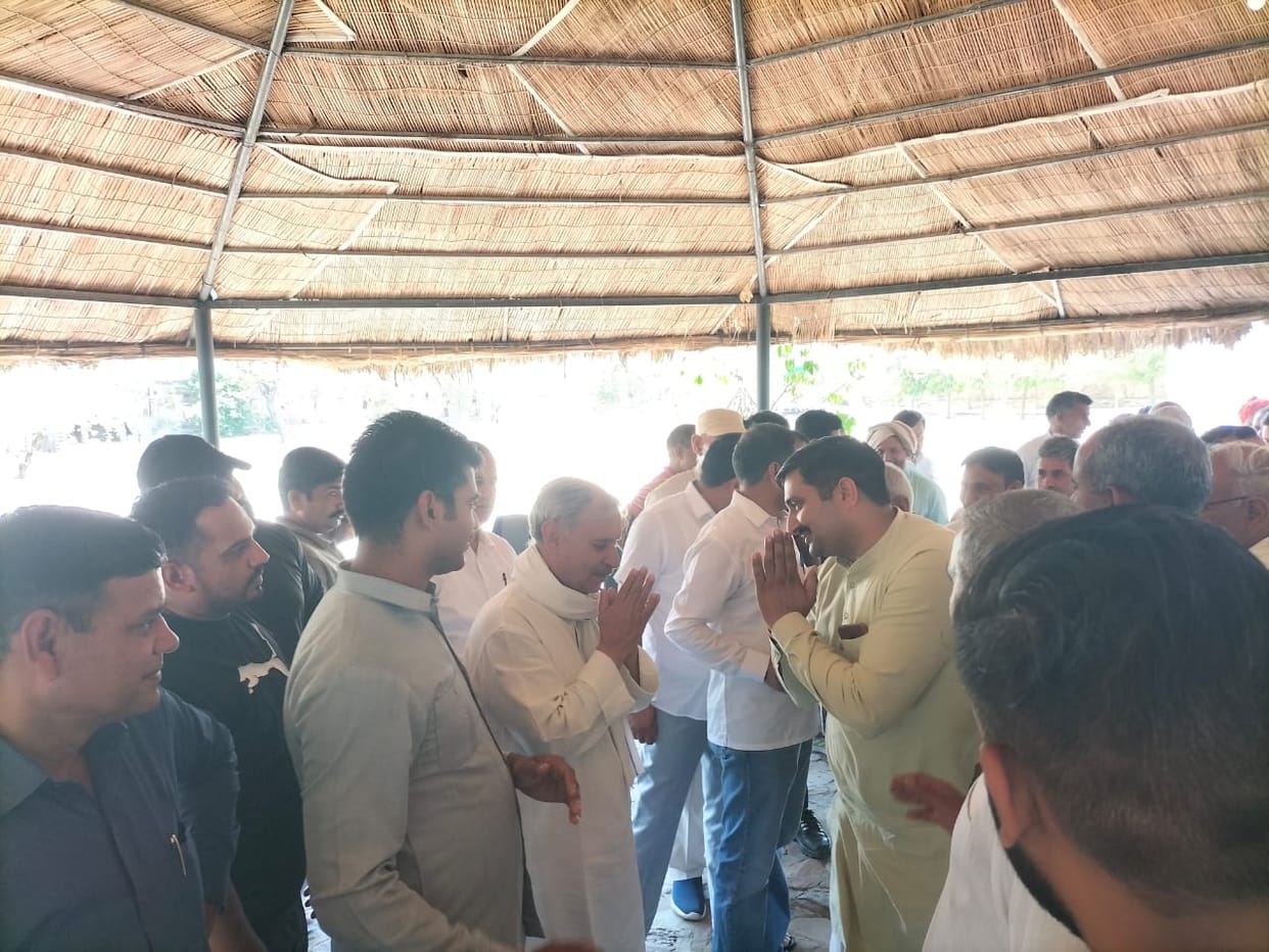 Rao Inderjit Singh met the workers