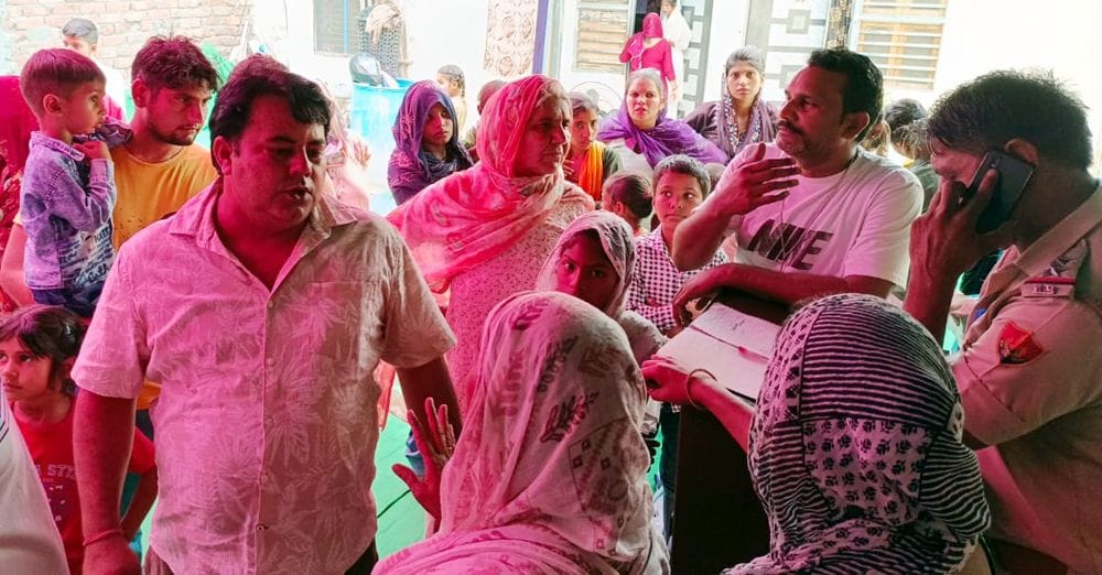 VHP and Bajrang Dal protested suspecting conversion
