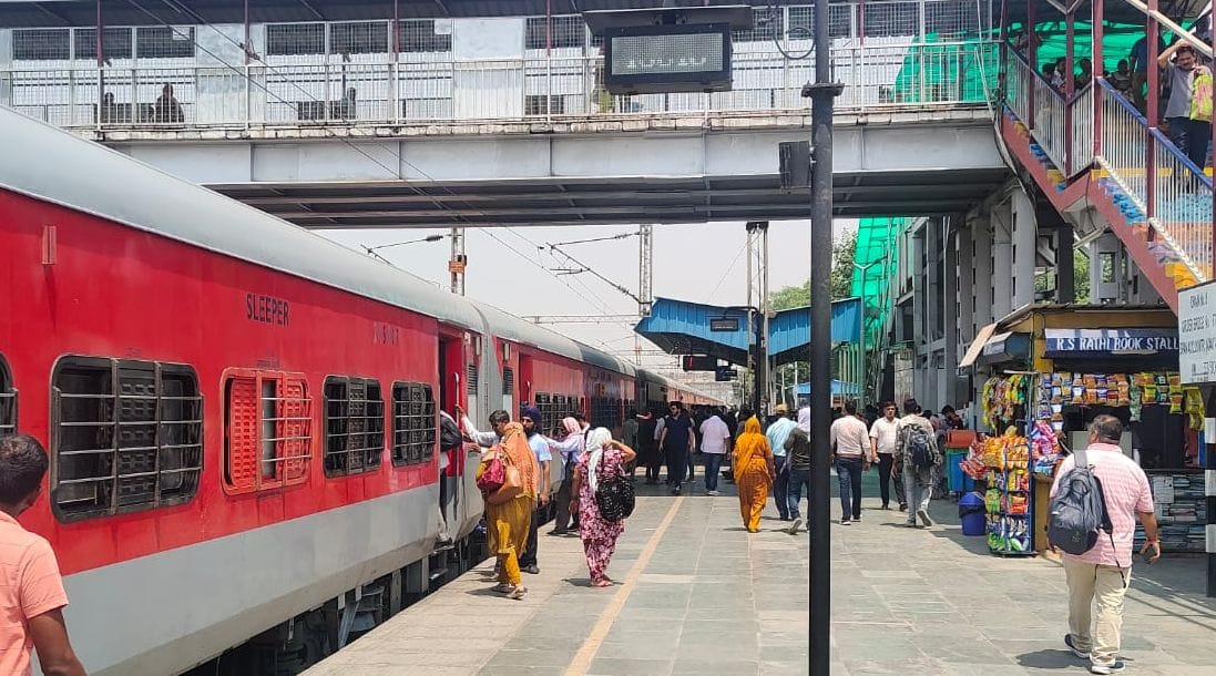Special train for police recruitment exam