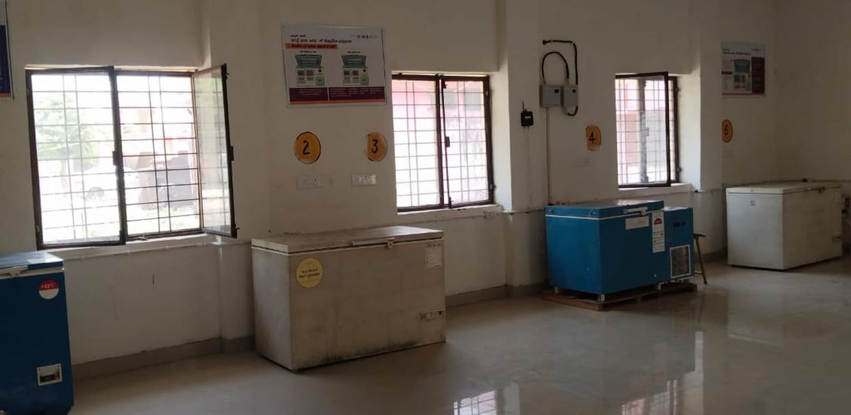 Cold chain room built in Kadar Chowk