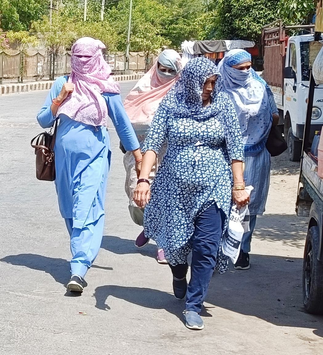 In Bhiwani adjacent to Rajasthan border, ground heats up to 45.5 degrees, life affected