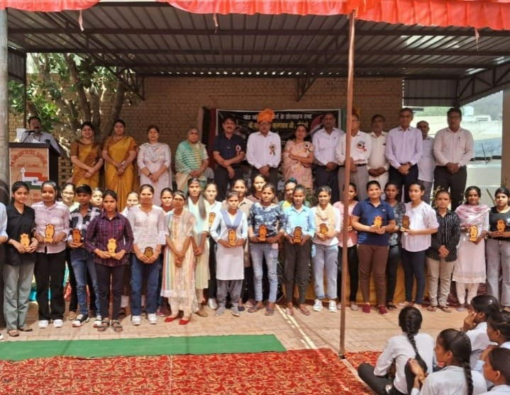 All school toppers of class 10th and 12th honored in Khori village