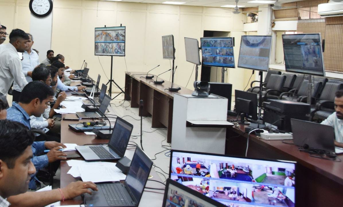 People coming and going are being monitored through secret cameras.