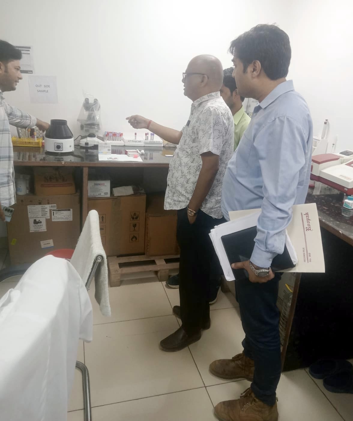 65 thousand fine imposed on four hospitals