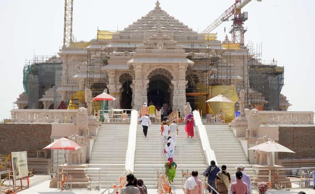 राममंदिर निर्माण जारी