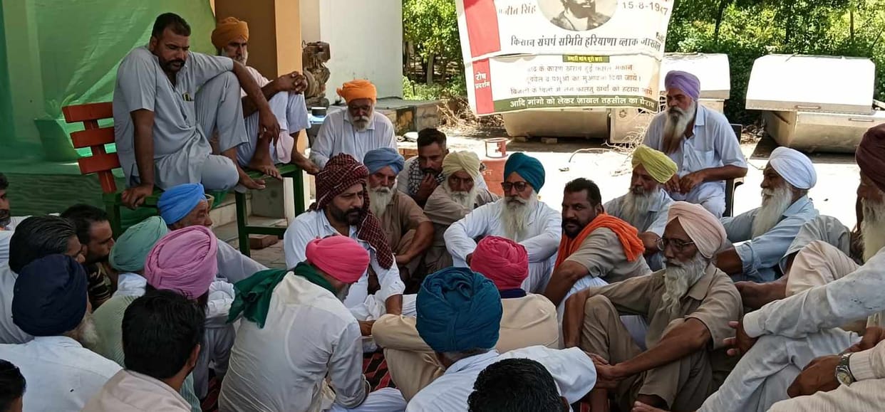Farmers' protest going on outside Jakhal police station postponed