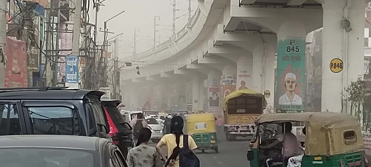 Scorched in 48.4 degree mercury, trouble due to storm