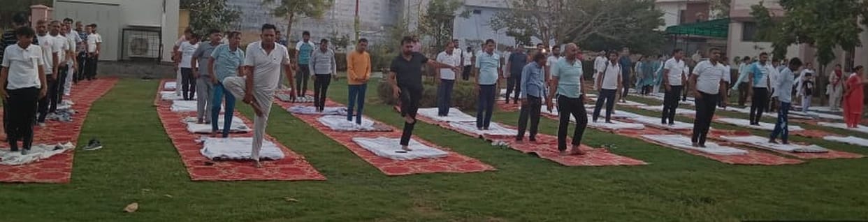 Yoga training given to spokesperson, PTI and DPE