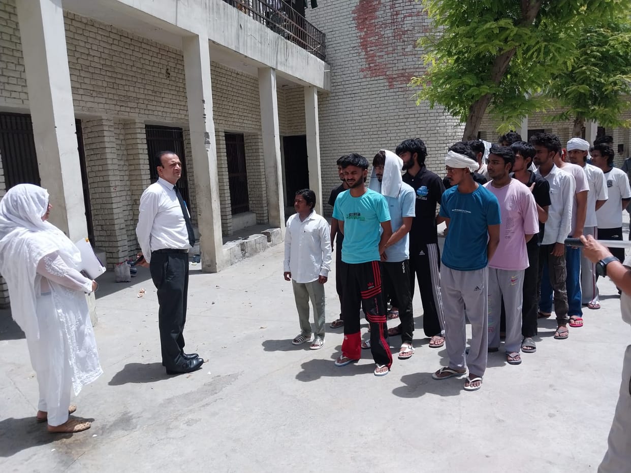 The prisoner in the theft case was acquitted in the Lok Adalat in the district jail