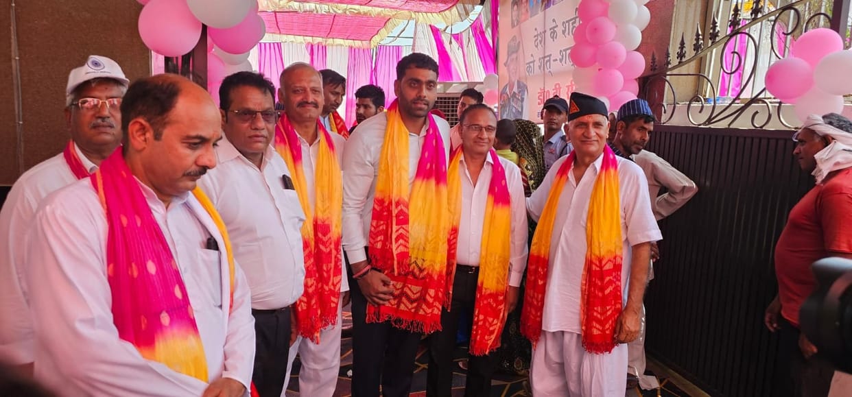 Construction of Shri Ram Chandra Dharma Sthal started in the ancient Shiva temple located in Kailashpur.
