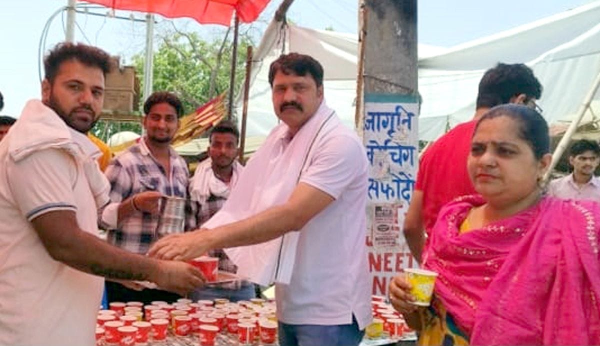Employees put water splash on Nagkshetra turn
