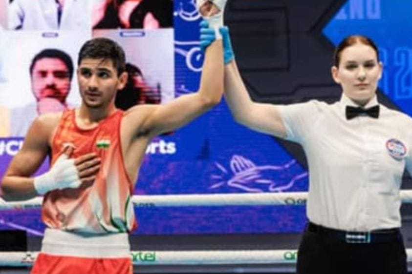 Bhiwani's boxer Sachin one step away from Olympic quota