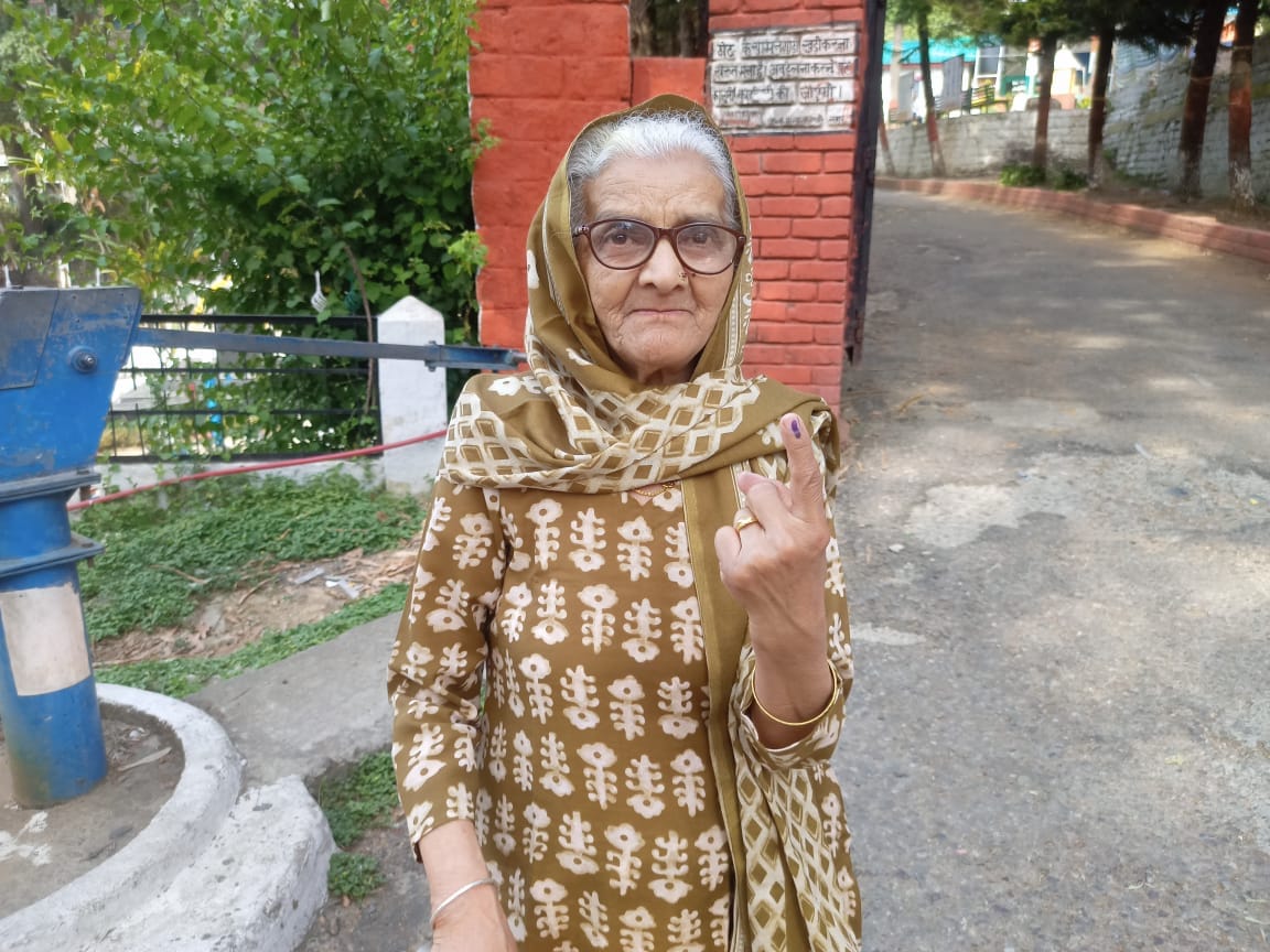 First voted, then farmers and gardeners reached the fields