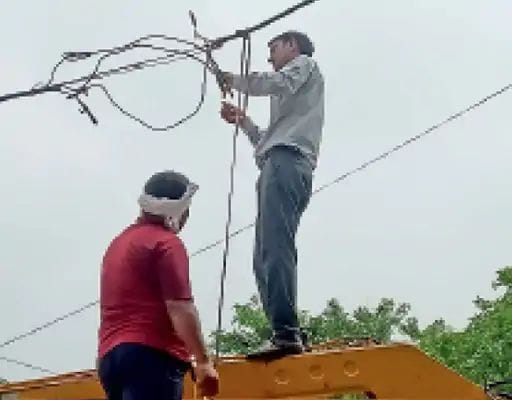 Electrical fault troubled me for the second day also