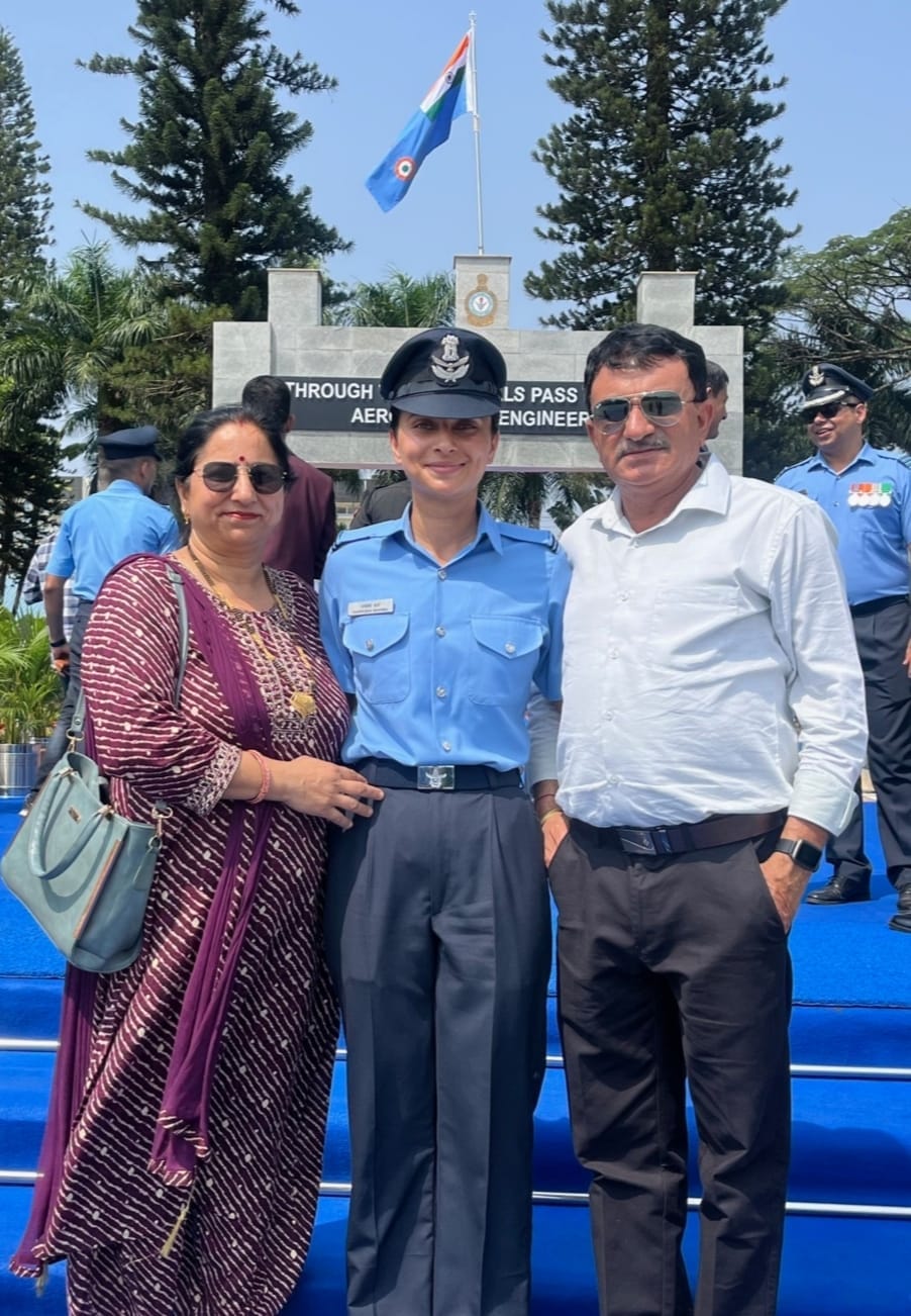 Akanksha Sharma becomes flying officer in Indian Air Force