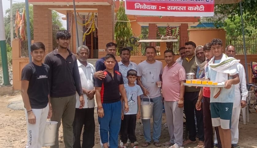 Sweet water given by Chhabil in village Pali
