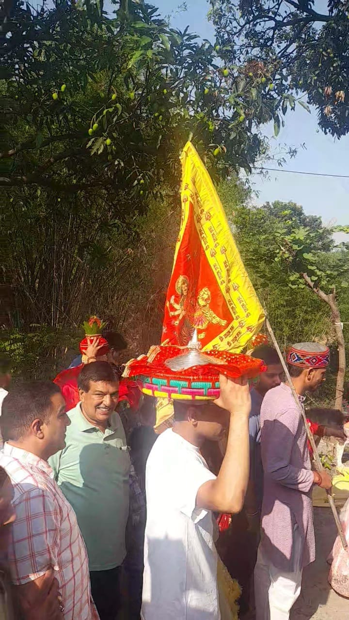 Hatli's famous Shyamakali fair begins with Chhatra Yatra