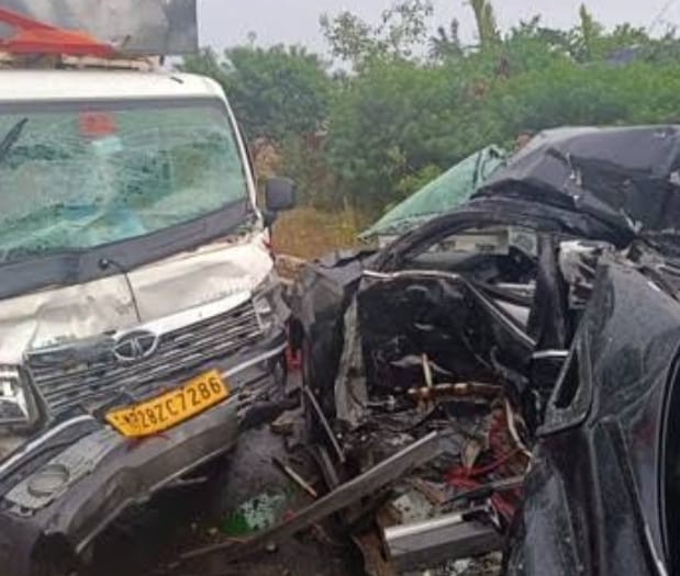 ujjain news : Such an accident happened; woman lost her life due to collision between car and magic
