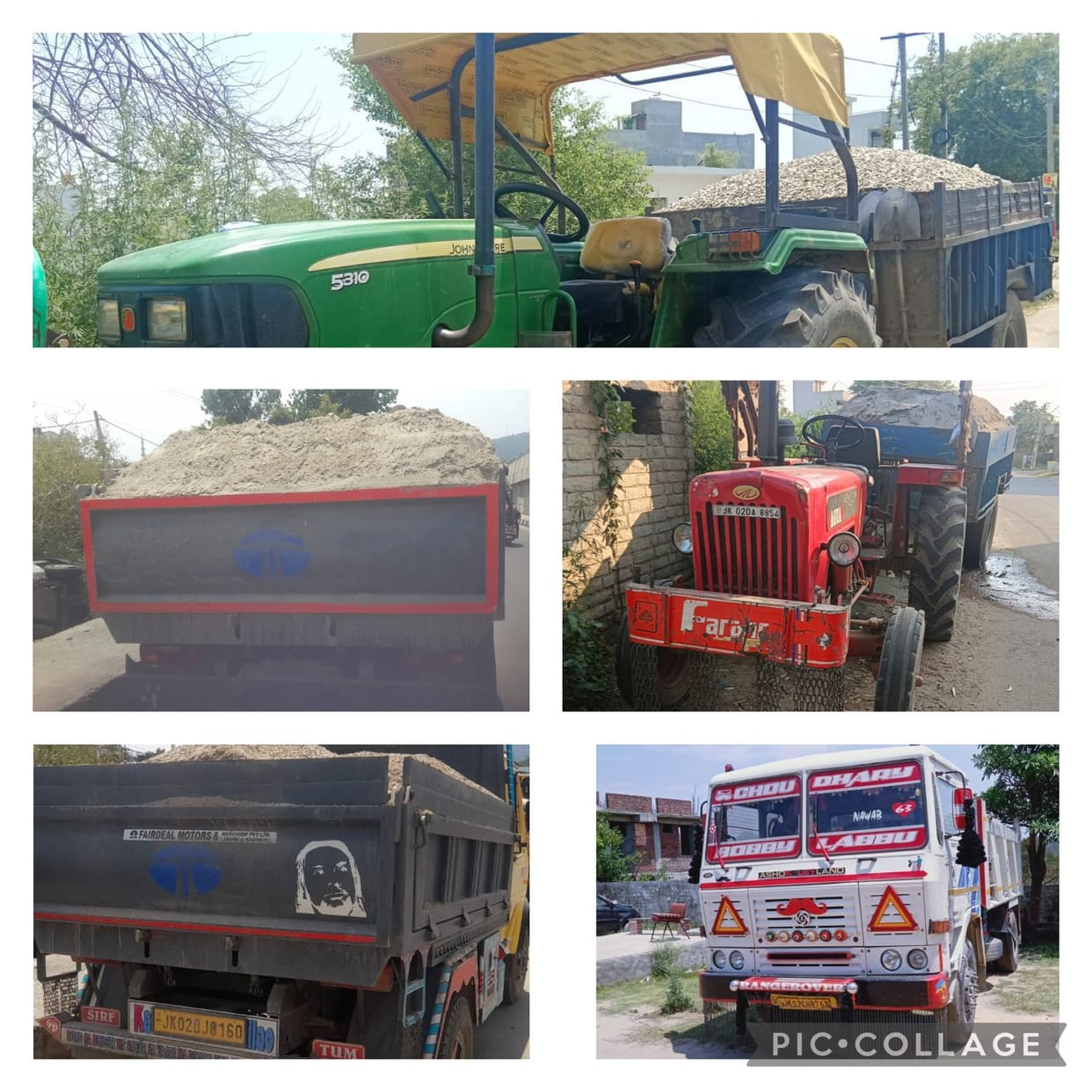 Five Vehicle Impound for Use of illegal Mining