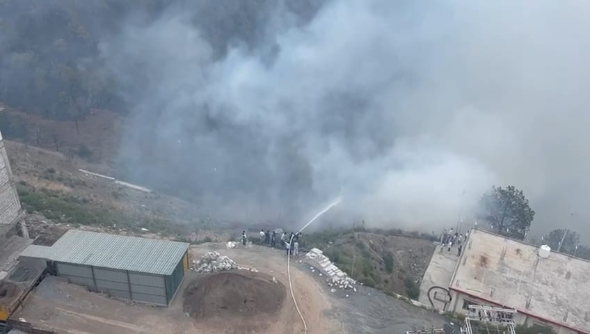 fire reach near hospital