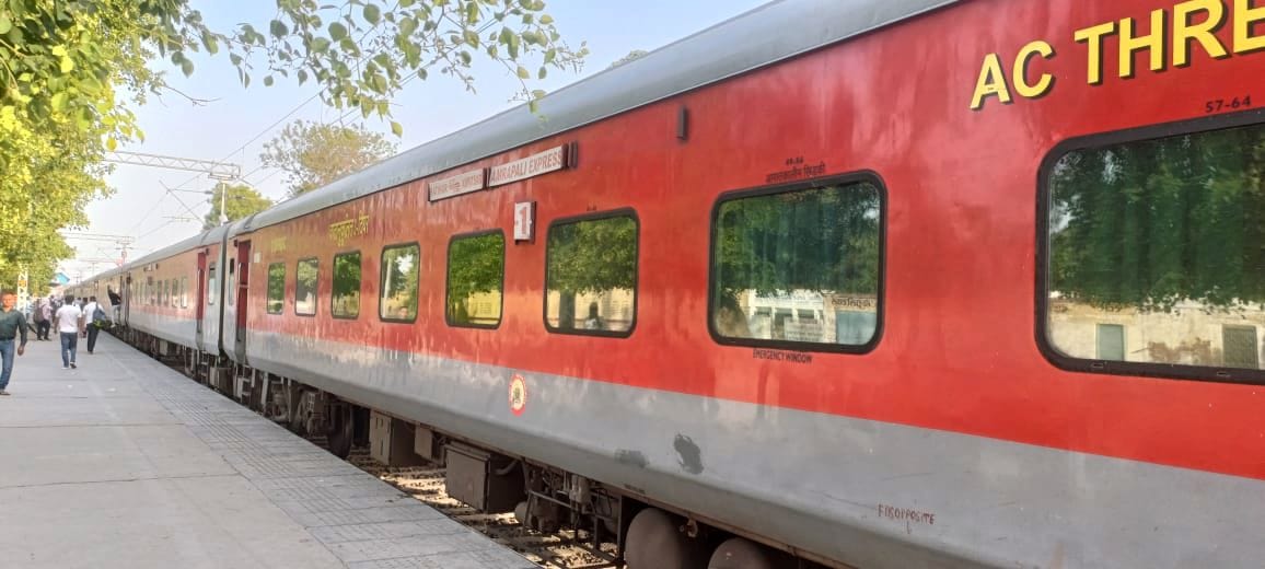 Waiting list in trains is long, fares are sky high, now resort to buses only.