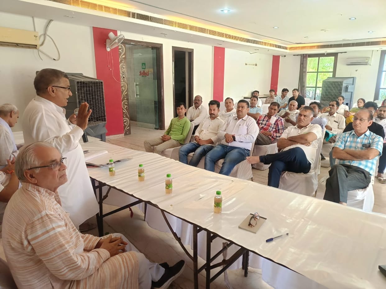 Brainstorming on safety and cleanliness in the society meeting