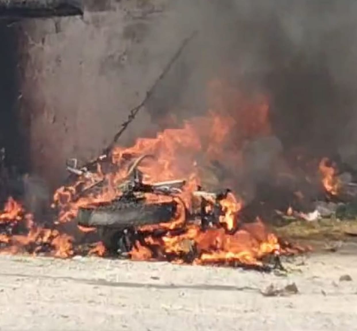 Car of employee on election duty burnt in forest fire