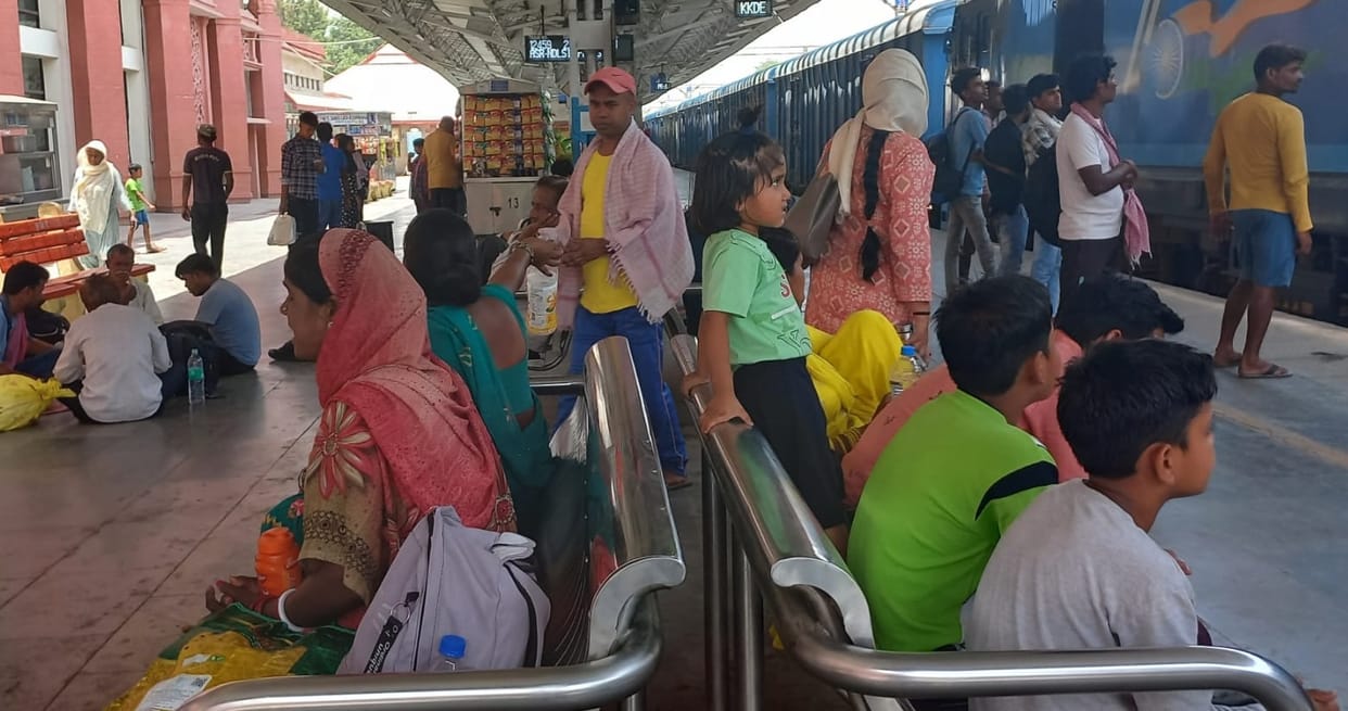Lateness of trains became a cause of trouble for passengers