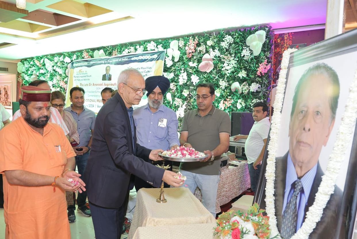 Tribute paid to former Mauritius President Sir AnirudhTribute paid to former Mauritius President Sir Anirudh