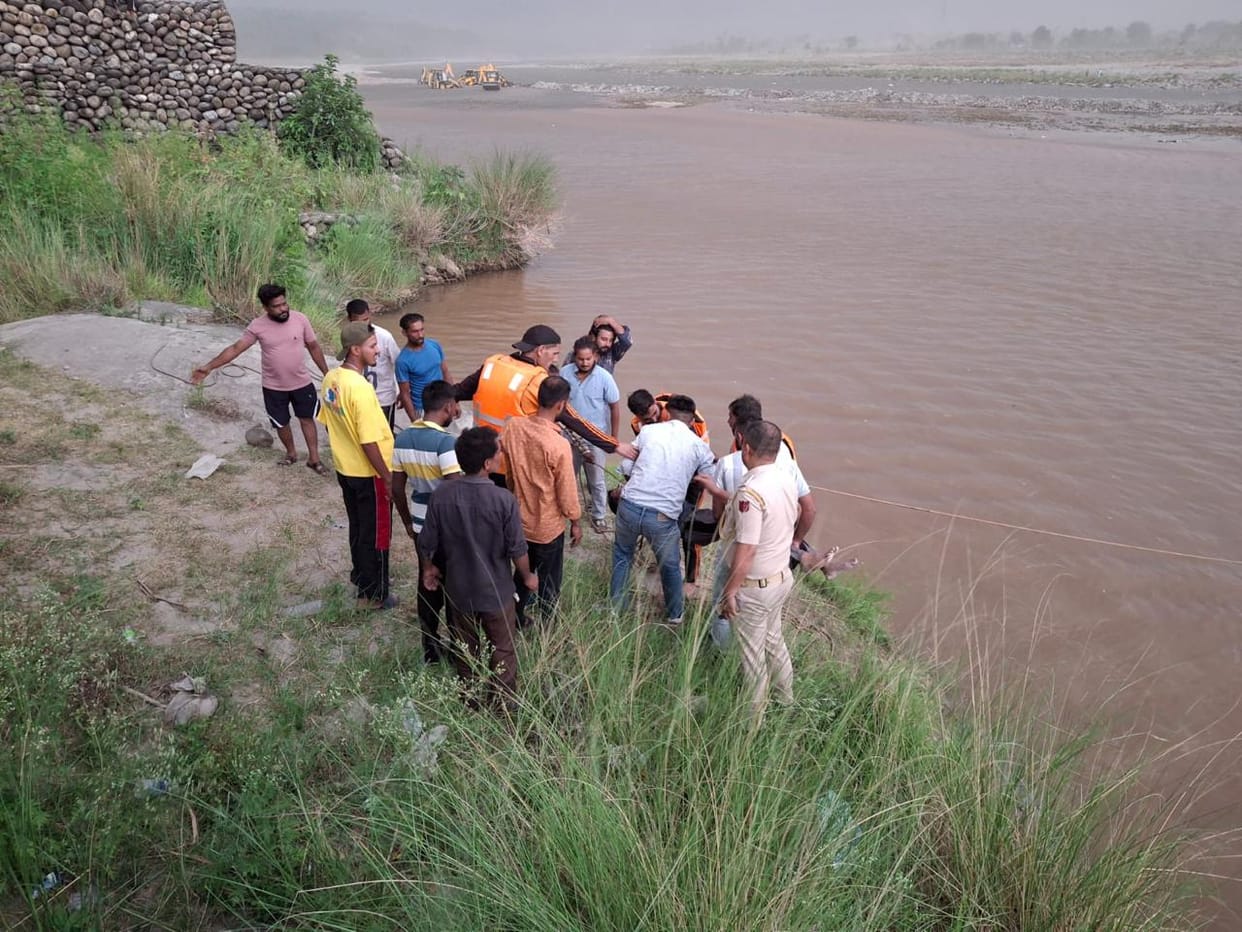 Youth Drowned in Nagrota Tawi River