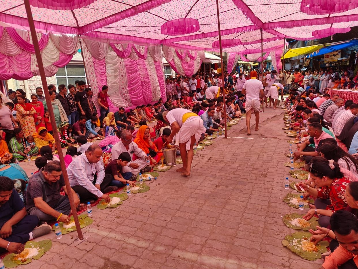 Sunderkand was recited on the installation day of Hanuman idol.