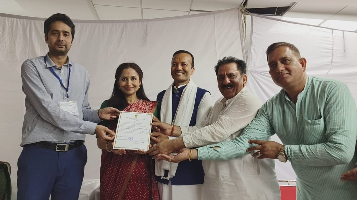 Naveen Jindal won the battle of Kurukshetra by taking five lakh 42 thousand 175 votes.