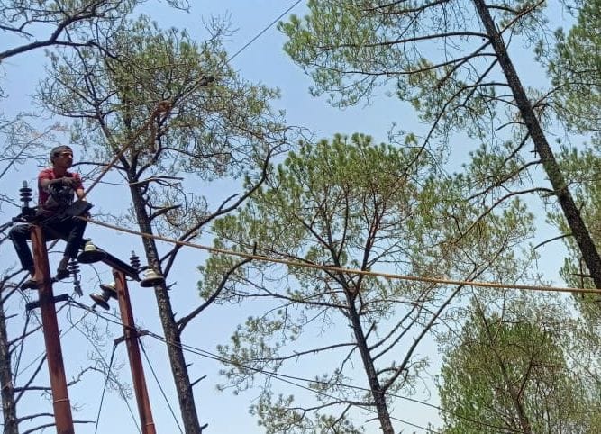 Anger among villagers of border area due to power cut