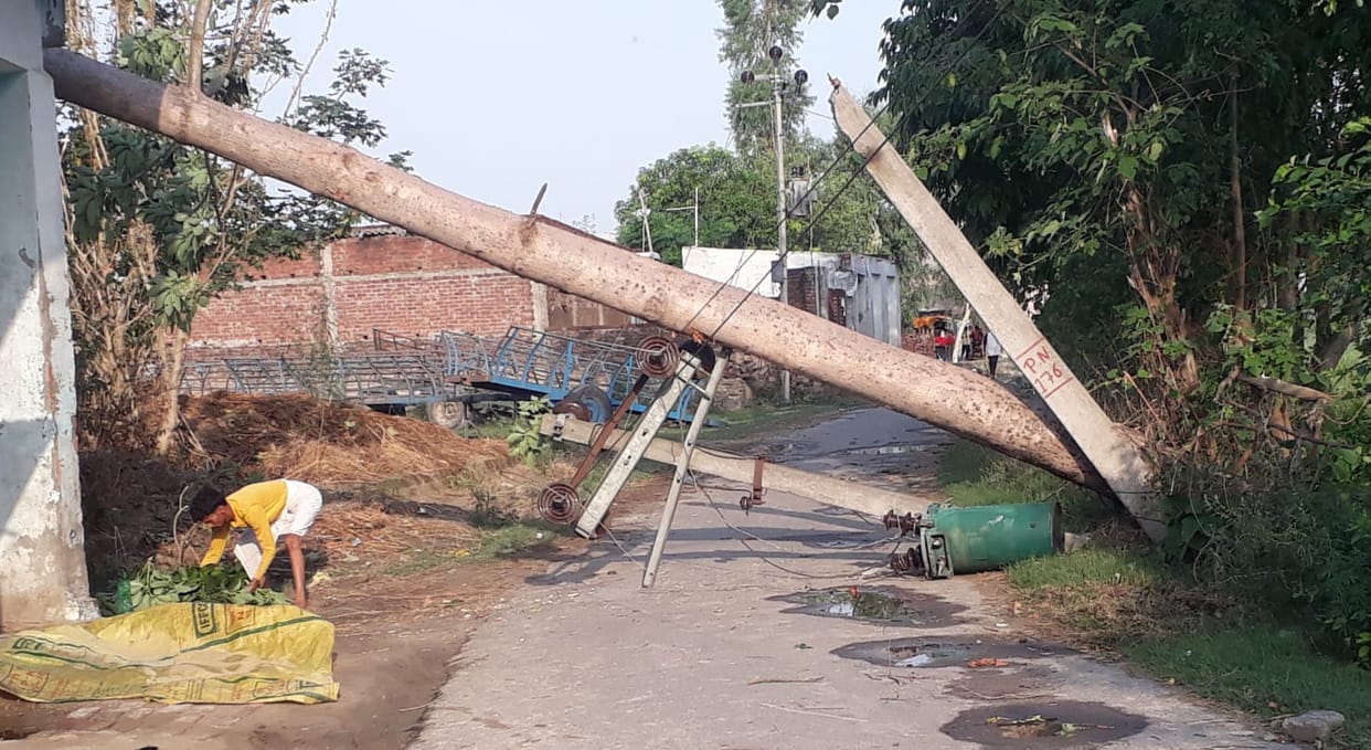 500 villages lost electricity due to storm and water, created an outcry
