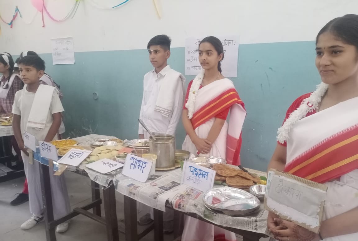 One India, Best India Program, Exhibition of Himachali-Kerala Cuisine at Moginand School, Sirmaur