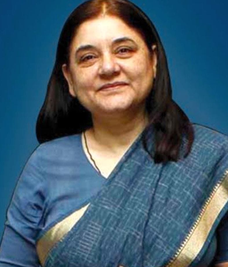 ...Did Maneka get angry with the people of Sultanpur?